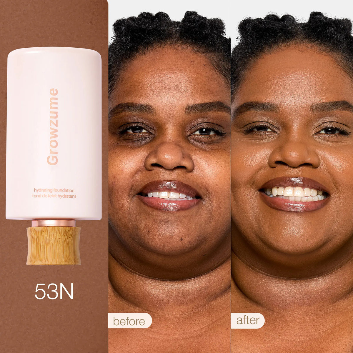Limited Time BOGO Free🔥 Hydrating Foundation & Brush - Full Coverage Base + Free Buffing Brush