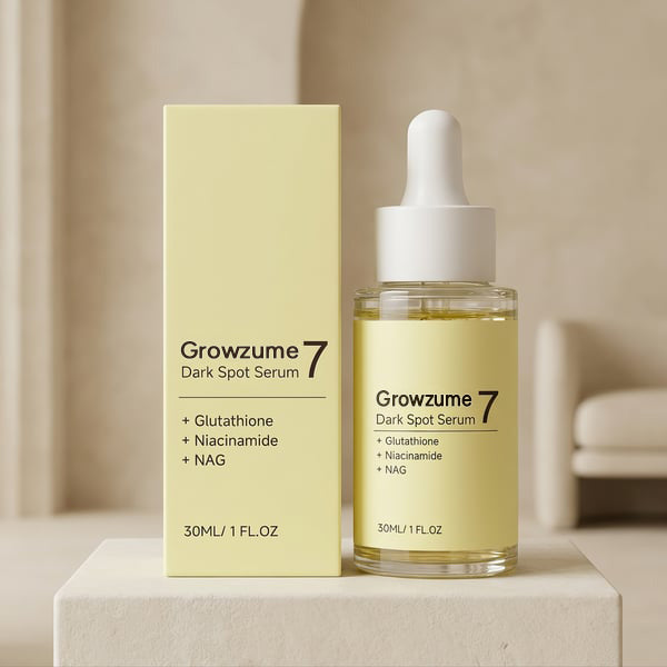 Growzume 7 Dark Spot Serum 30ml | Brightening & Even Tone Facial Serum