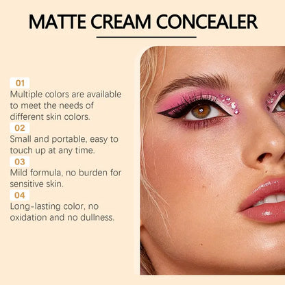 8-Shade Soft Matte Cream Concealer Fade Palette