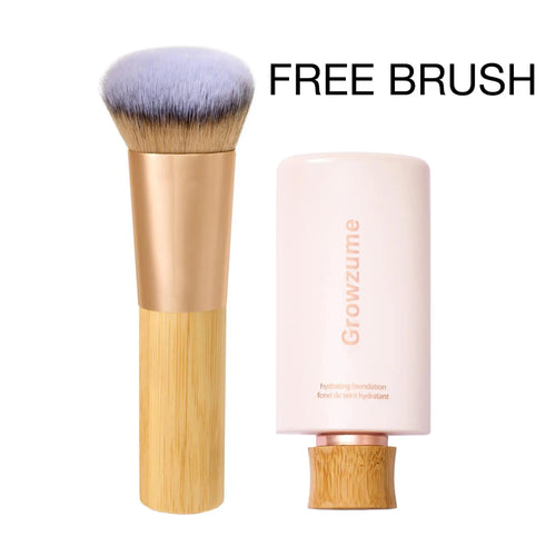 Limited Time BOGO Free🔥 Hydrating Foundation & Brush - Full Coverage Base + Free Buffing Brush
