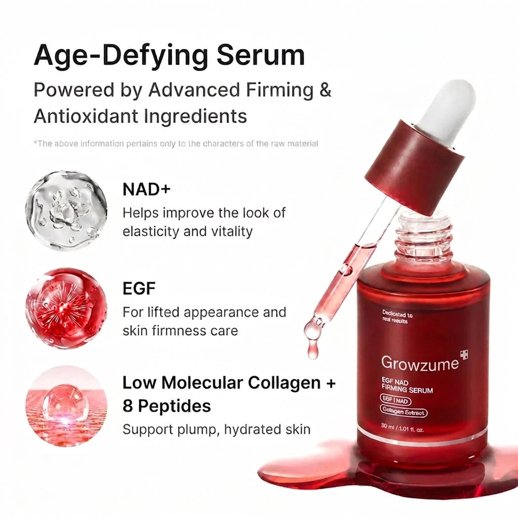 NAD+ EGF Firming Serum | Visibly Smooth Fine Lines & Bring Back Plump Youthful Radiance