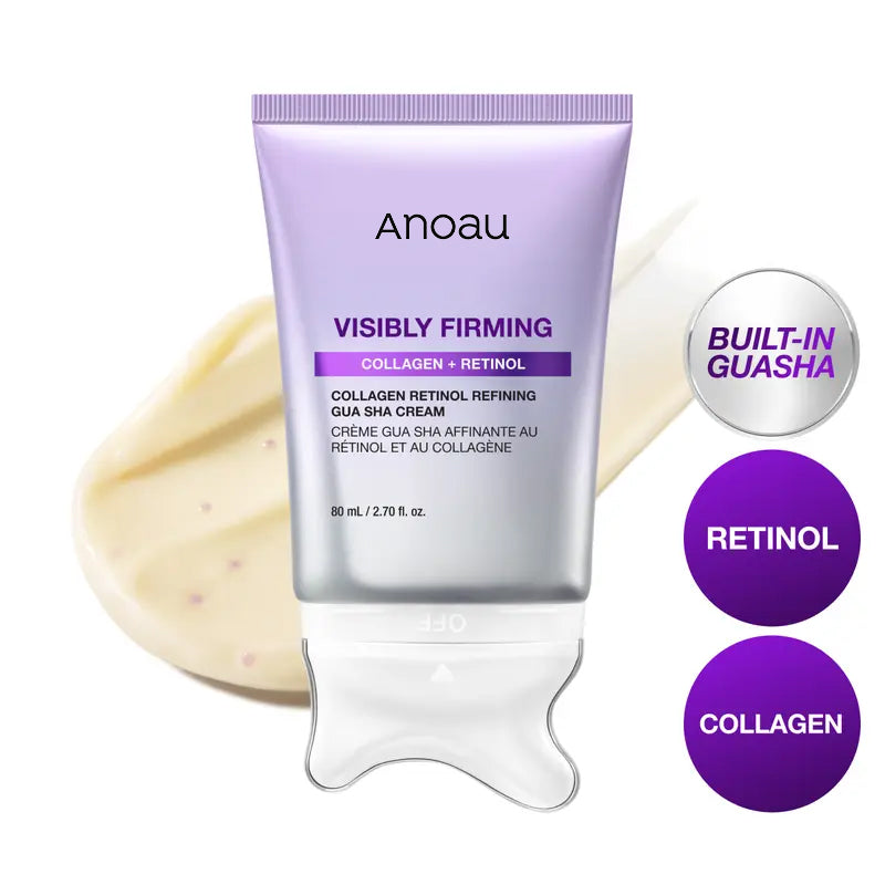 Limited Stock Left🔥2-in-1 Gua Sha Lifting Cream, Retinol Collagen Firming Cream for Facial Contour & Neck