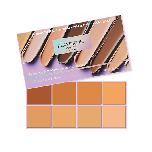 8-Shade Soft Matte Cream Concealer Fade Palette